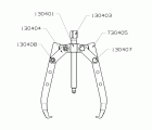 EXTRACTOR FORZA SERIE 7300 MECÁNICO DE 2 PATAS